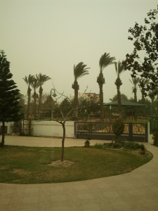 Sandsturm bei uns